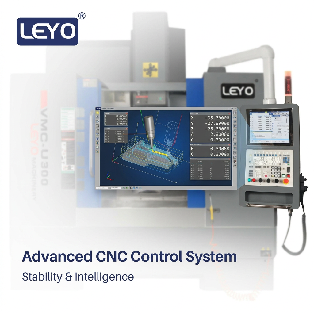 Leyo U300 مركز التصنيع العمودي CNC ذو خمسة محاور في وقت واحد 5 محاور عالية الدقة